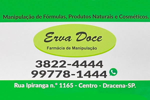 Parceiro Erva Doce - Farmácia de Manipulação